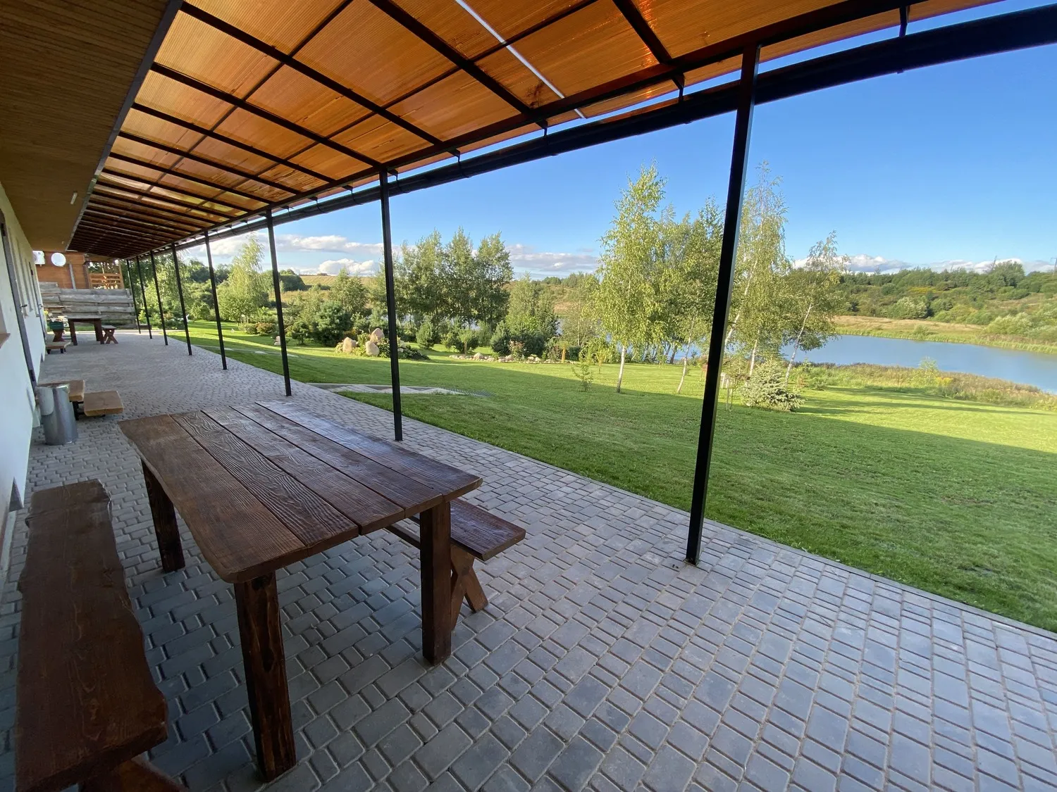 Панорамный вид на усадьбу с высоты